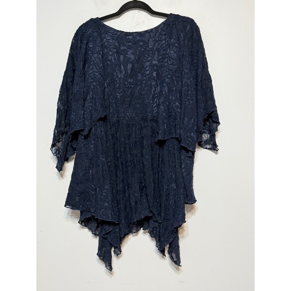 The Pyramid Collection Boho Witchy Lace Top Womens Size 2X Dark Fairycore Gothic - Picture 3 of 7